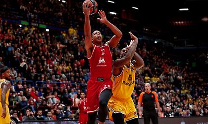 «Γιόρτασε» το πρώτο διπλό στο Μιλάνο η Μακάμπι!