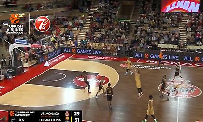 Φοβερό buzzer beater από Μίροτιτς στο Μονακό