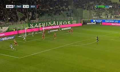 Άγγιξε το γκολ ο Ιωαννίδης με διαγώνιο πλασέ, απέκρουσε με το πόδι ο Κότνικ