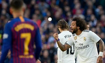 Το έκανε ξανά μετά από τέσσερα χρόνια ο Μαρσέλο: Το γκολ με το δεξί κόντρα στην Μπαρτσελόνα το 2018!