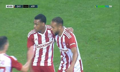 Πρώτη επαφή του Ελ Αραμπί και 3-1 για τον Ολυμπιακό