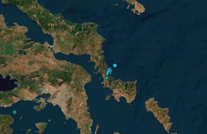 Νέος σεισμός 3,1 Ρίχτερ στην Εύβοια