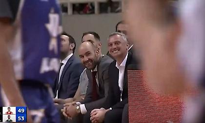 Ντύθηκε παίκτης για λίγα δευτερόλεπτα και σούταρε τρίποντο ο Σπανούλης