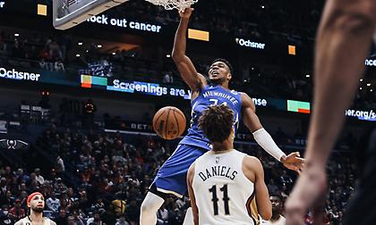 Άλωσαν τη Νέα Ορλεάνη με εκπληκτικό Γιάννη οι Μπακς και πάτησαν κορυφή!