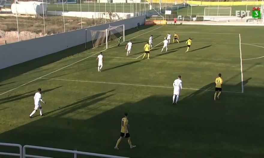 ΑΕΚ Β’-Κηφισιά: Το δοκάρι έσωσε τον Μαζουλουξή