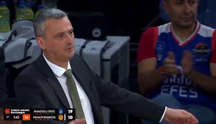 Η αντίδραση του Ράντονιτς σε αμαρκάριστο τρίποντο του Κλάιμπερν