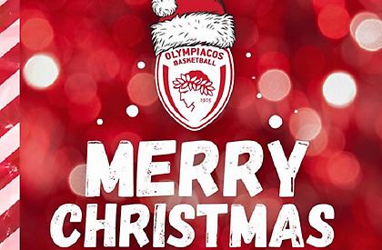 Οι χριστουγεννιάτικες ευχές του μπασκετικού Ολυμπιακού