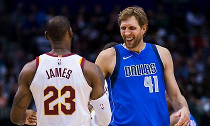 Λεμπρόν για Νοβίτσκι: «Eίναι θρύλος, ο καλύτερος μη Αμερικανός παίκτης στην ιστορία του NBA»