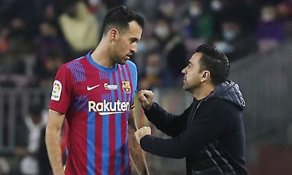 Τσάβι: «Ο Μπουσκέτς θα μείνει μαζί μας τουλάχιστον μέχρι το τέλος της φετινής σεζόν»