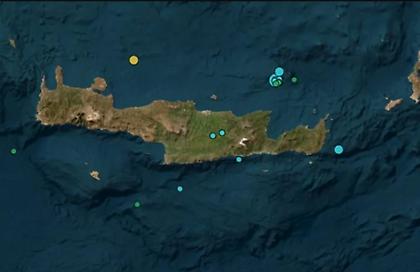 Σεισμός 4,4 Ρίχτερ ανοιχτά της Κρήτης