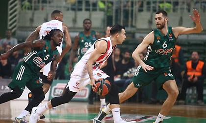 Η βαθμολογία της Ευρωλίγκας: Κοντά στην 4άδα ο Ολυμπιακός, απέχει από την 8άδα ο Παναθηναϊκός