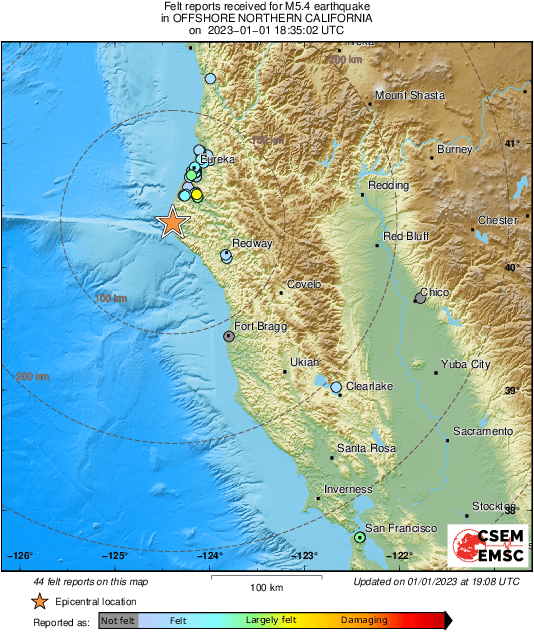 Καλιφόρνια: Ταρακουνήθηκε από σεισμό 5,4 Ρίχτερ