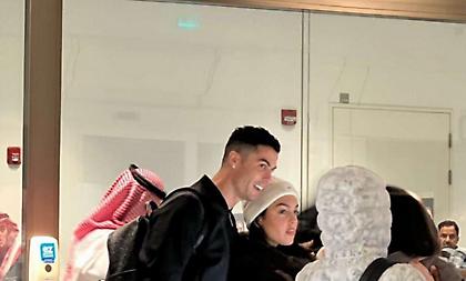 Έφτασε στο Ριάντ ο Κριστιάνο Ρονάλντο μαζί με τη Χορχίνα