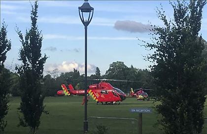 Aεροδιακομιδή βρέφους από την Αμοργό στην Αθήνα