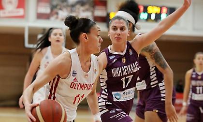 Επικράτησε με άνεση της Νίκης Λευκάδας και συνεχίζει αήττητος ο Ολυμπιακός