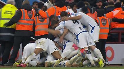 Η ανατροπή-έπος της Στίβενεϊτζ μέσα στο σπίτι της Άστον Βίλα