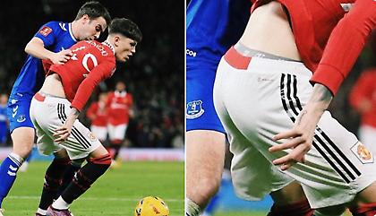 Ο Γκαρνάτσο αγωνίστηκε με τη Μάντσεστερ Γιουνάιτεντ φορώντας... εσώρουχο Ρονάλντο