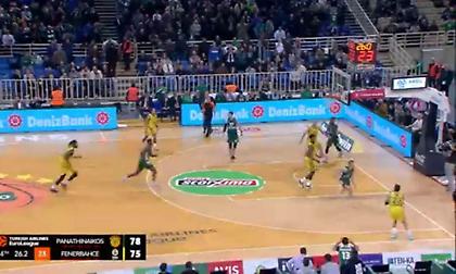 Ο Γκούντουριτς πατούσε εκτός στο τρίποντο για το 78-78, δεν δόθηκε φάουλ στον Πονίτκα στα 5''!