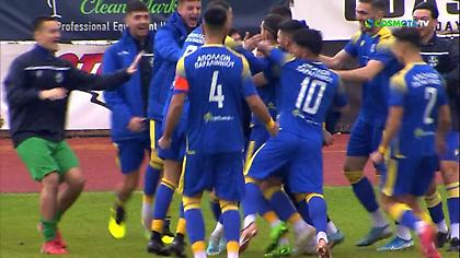 Με το καλημέρα από απευθείας εκτέλεση φάουλ του Γεωργιάδη άνοιξε το σκορ ο Απόλλωνας!