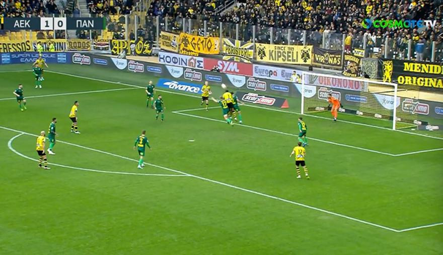Ασταμάτητος ο Λιβάι: Τρομερό άλμα ανάμεσα σε δύο αντιπάλους για το 2-0 της ΑΕΚ!