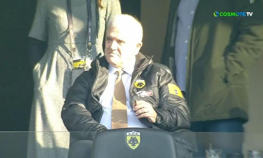 Στην OPAP Arena για το ματς με Παναιτωλικό ο Δημήτρης Μελισσανίδης