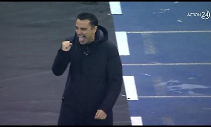 Ο πανηγυρισμός του Τσάβι στο πρώτο γκολ της Μπαρτσελόνα επί της Ρεάλ!