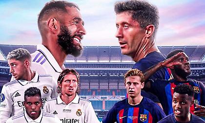 Ρεάλ Μαδρίτης-Μπαρτσελόνα 1-3 (TEΛΙΚΟ)