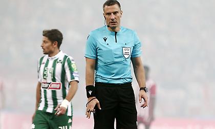 Ο διαιτητής που είχε συλληφθεί για συμμετοχή σε πάρτι με ναρκωτικά σφυρίζει το ΠΑΟΚ-Παναθηναϊκός