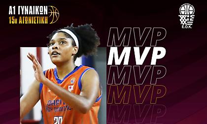 A1 Γυναικών: Η Μόρις MVP της 15ης αγωνιστικής