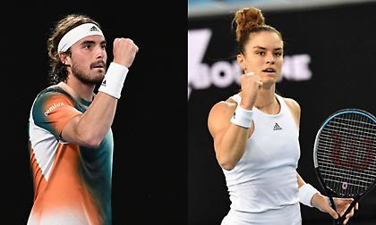 Ξημερώματα η Σάκκαρη, το μεσημέρι ο Τσιτσιπάς στον δεύτερο γύρο του Australian Open