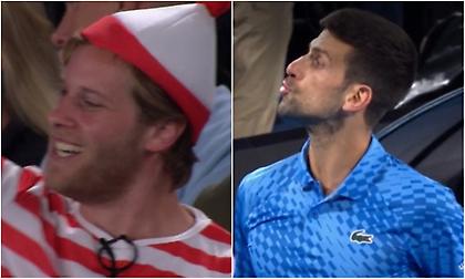 Έξαλλος με θεατή ο Τζόκοβιτς: «Είναι μεθυσμένος, ήρθε για να με αποσυντονίσει»