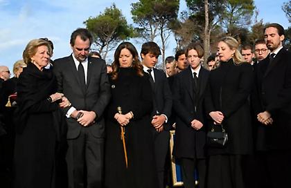 Στο Τατόι για το τρισάγιο η οικογένεια του τέως βασιλιά Κωνσταντίνου