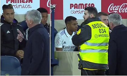 Έξαλλος ο Αντσελότι με Ροδρίγο: «Να με χαιρετάς όταν βγαίνεις αλλαγή!»