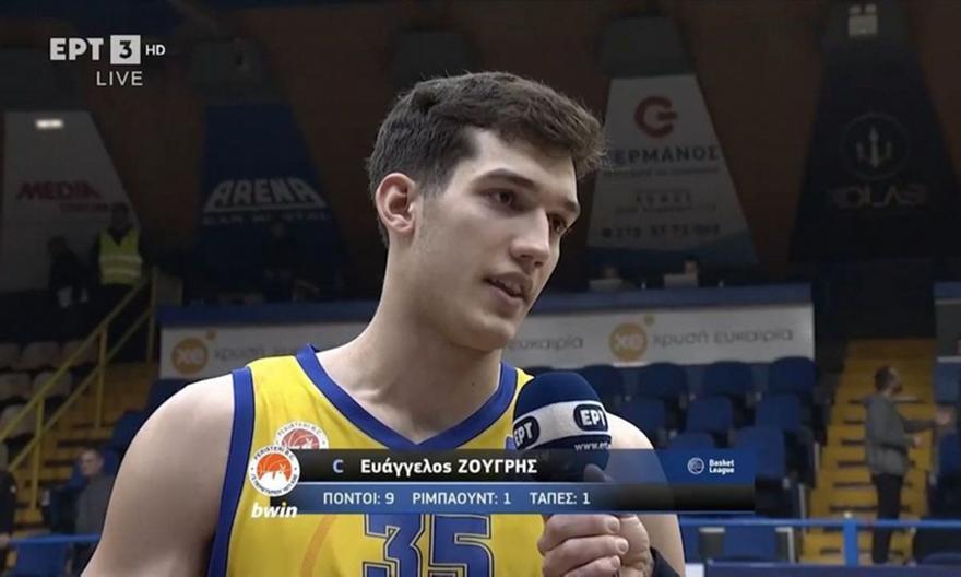 Ζούγρης: «Θα… πεθάνω για τον Σπανούλη, όνειρο η Ευρωλίγκα»