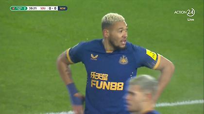 Δεν μέτρησε γκολ της Νιούκαστλ κόντρα στη Σαουθάμπτον