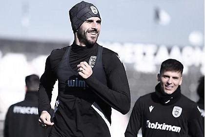 Συνεχίζεται η προετοιμασία του ΠΑΟΚ ενόψει Παναθηναϊκού - Μέρος της προπόνησης ο Φιλίπε Σοάρες