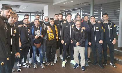 Η ξεχωριστή επίσκεψη που δέχθηκε η ΑΕΚ στις Σέρρες