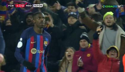 Κεραυνός του Ντεμπελέ και 1-0 η Μπαρτσελόνα