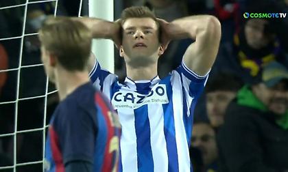 Ο Σόρλοθ έχασε την ευκαιρία της χρονιάς στο Μπαρτσελόνα-Σοσιεδάδ!