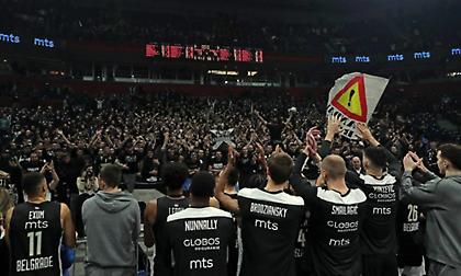 Με 300 οπαδούς στο ντέρμπι με τον Ερυθρό Αστέρα η Παρτίζαν