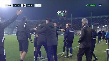 Χαμός στους δύο πάγκους μετά από φάουλ του Κουρμπέλη στον Νάρεϊ