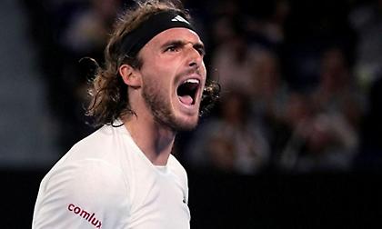 Ημιτελικός Australian Open: Κατσάνοφ-Τσιτσιπάς (1-3 σετ)
