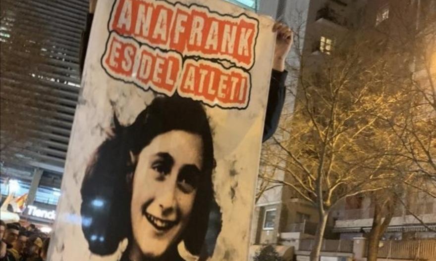 Ρεάλ: Οπαδοί ύψωσαν ρατσιστικό πανό με την Άννα Φρανκ