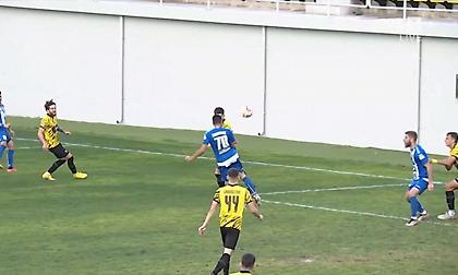 Φοβερή κεφαλιά του Μπουτσάκη και 1-0 τα Χανιά την ΑΕΚ Β'