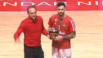 Euroleague: Ο Βιλντόζα παρέλαβε το βραβείο του MVP Δεκεμβρίου!