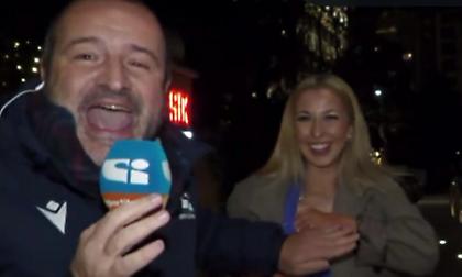 Έντρομος ρεπόρτερ... καλύπτει το στήθος κοπέλας που ήθελε να δείξει τατουάζ της Χαρτς!