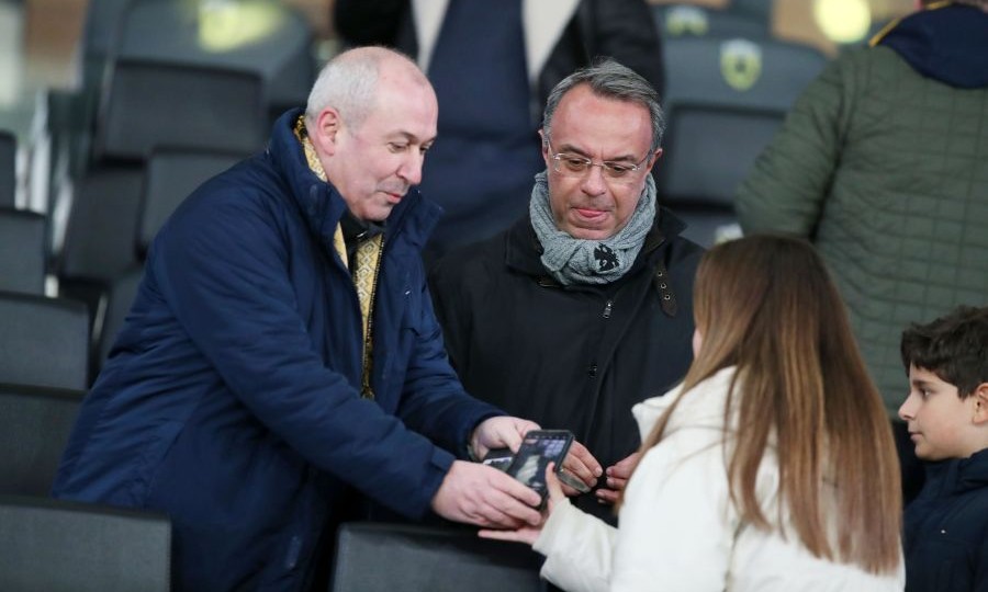 ΑΕΚ-Άρης: Ξανά στην «Opap Arena» Σταϊκούρας και Χαρδαλιάς