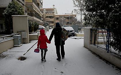 Κλειστά τη Δευτέρα τα σχολεία στην Αττική λόγω της κακοκαιρίας «Barbara»