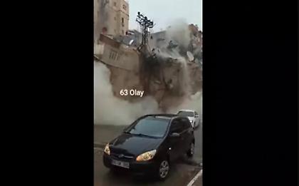 Συγκλονιστικά βίντεο στην Τουρκία: Πολυκατοικίες καταρρέουν σαν χάρτινοι πύργοι!
