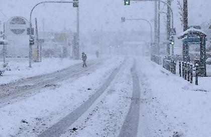 Κακοκαιρία Barbara: Επικαιροποίηση δελτίου- Χιόνια σε Θεσσαλία, Εύβοια, Σποράδες